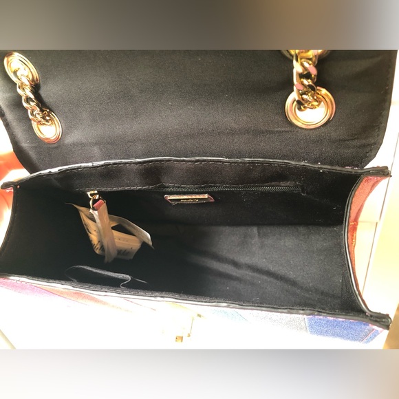 Aldo Multicolor Striped Shoulder Bag NWOT - Picture 8 of 9